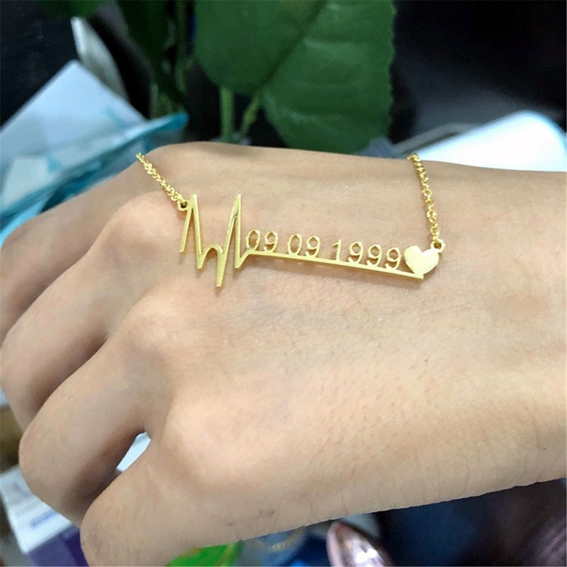 Name Necklace Personalized 18K Gold Custom Gift Plated Nameplate Customized Jewelry for Women